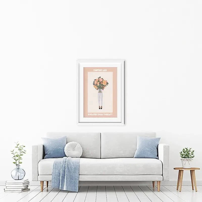 Flowers Pick Me Up Framed Art Print Flowers Pick Me Up Framed Art Print wall art product Sarah Manovski