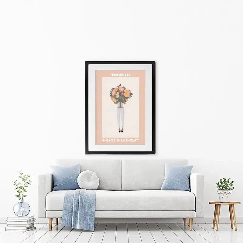 Flowers Pick Me Up Framed Art Print Flowers Pick Me Up Framed Art Print wall art product Sarah Manovski
