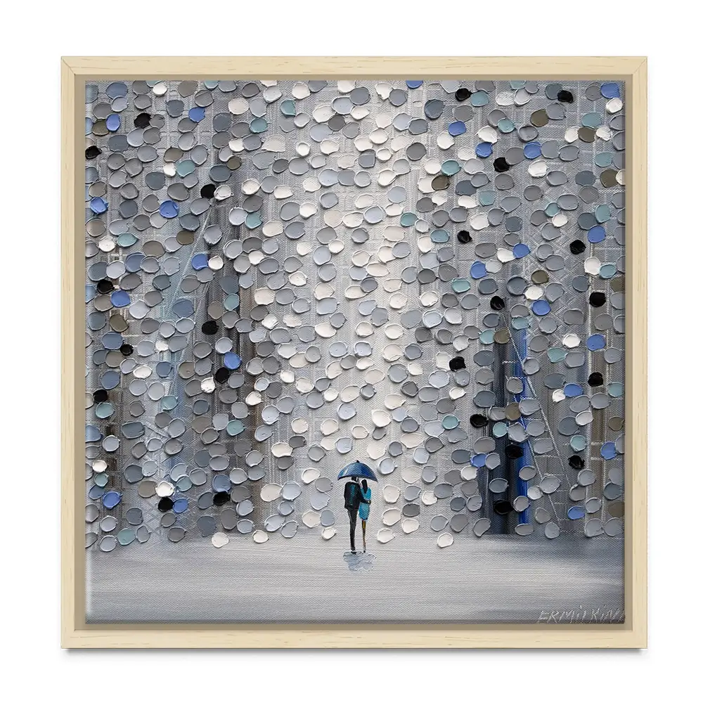 Foggy Rain Canvas Print Foggy Rain Canvas Print wall art product Ekaterina Ermilkina