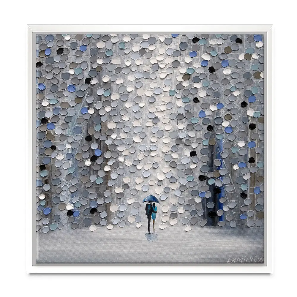 Foggy Rain Canvas Print Foggy Rain Canvas Print wall art product Ekaterina Ermilkina