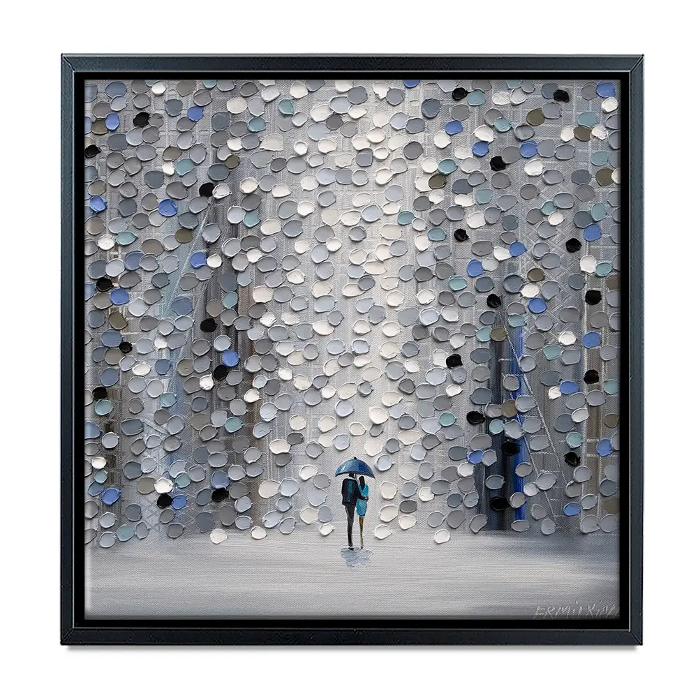 Foggy Rain Canvas Print Foggy Rain Canvas Print wall art product Ekaterina Ermilkina