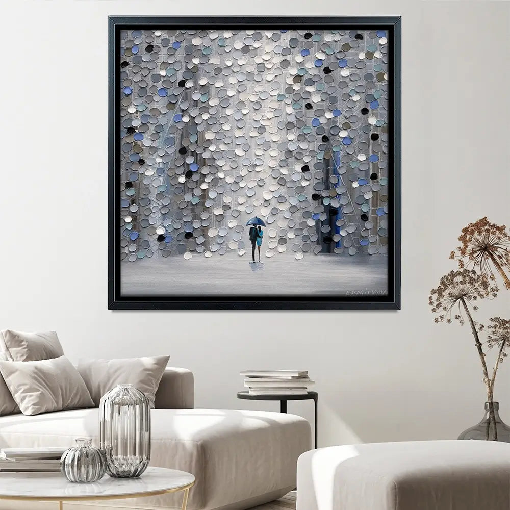 Foggy Rain Canvas Print Foggy Rain Canvas Print wall art product Ekaterina Ermilkina