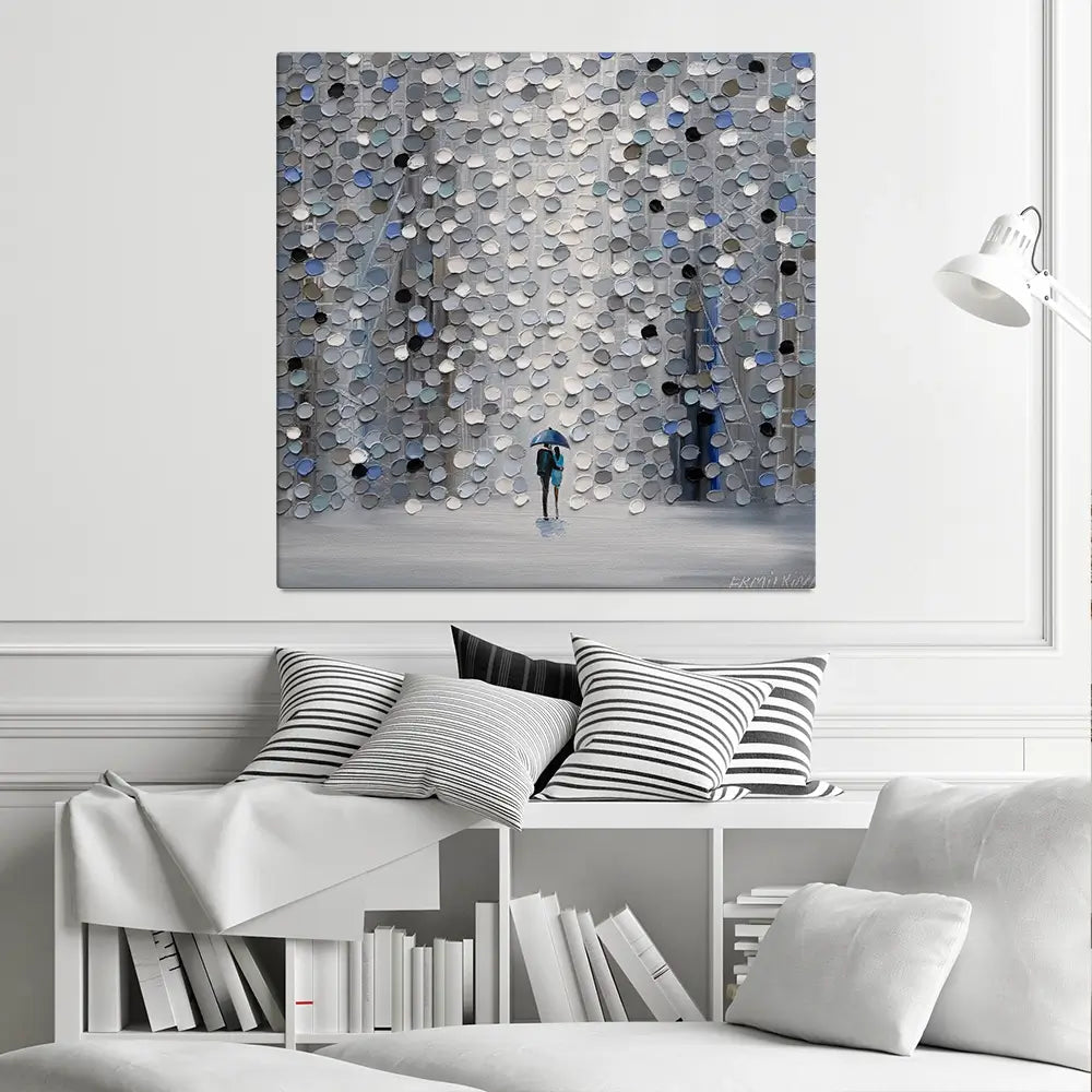 Foggy Rain Canvas Print Foggy Rain Canvas Print wall art product Ekaterina Ermilkina