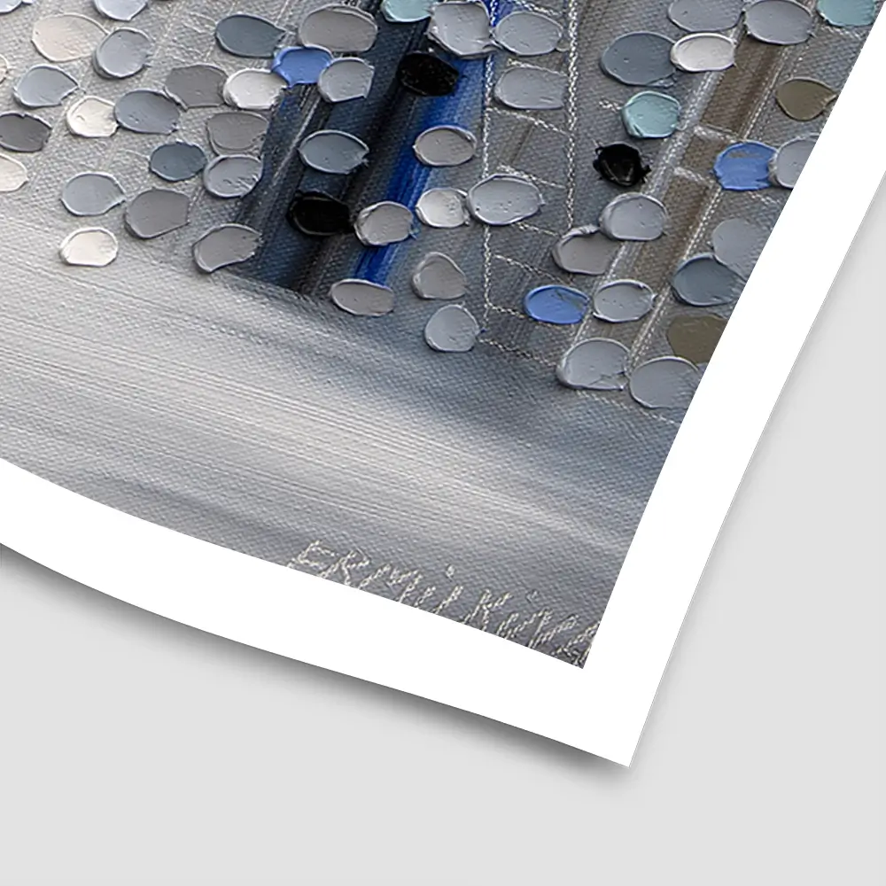 Foggy Rain Square Art Print Foggy Rain Square Art Print wall art product Ekaterina Ermilkina