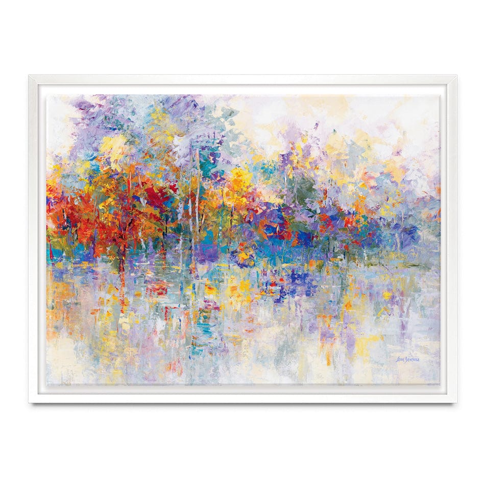 Forest By The Frozen Lake Canvas Print wall art product Leon Devenice
