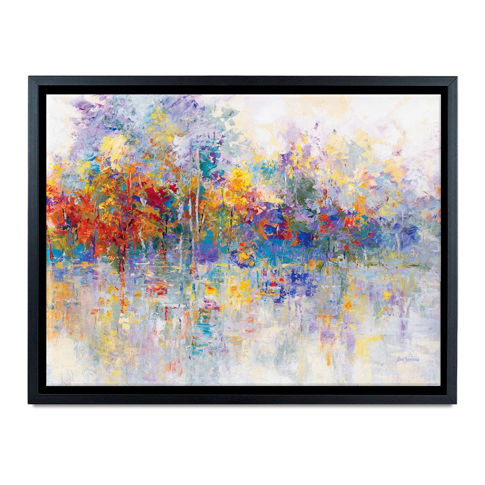 Forest By The Frozen Lake Canvas Print wall art product Leon Devenice