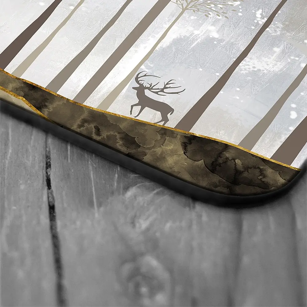 Forest Deer Coaster Set Forest Deer Coaster Set wall art product 3d artwork wallpaper / Shutterstock