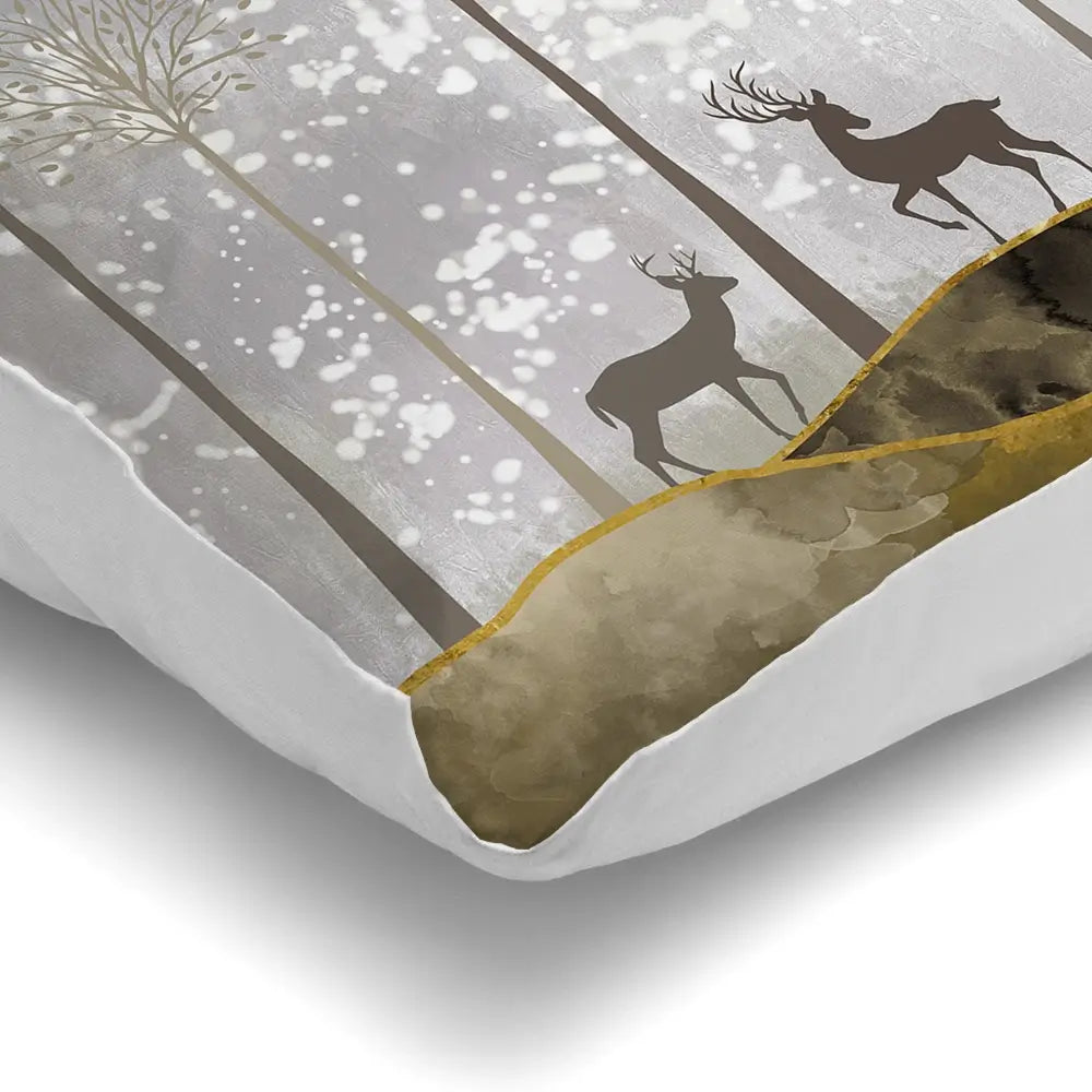 Forest Deer Cushion Forest Deer Cushion wall art product 3d artwork wallpaper / Shutterstock