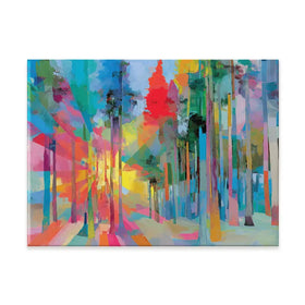 Forest Light In Colour Canvas Print Forest Light In Colour Canvas Print wall art product Chromatic Storm Studio