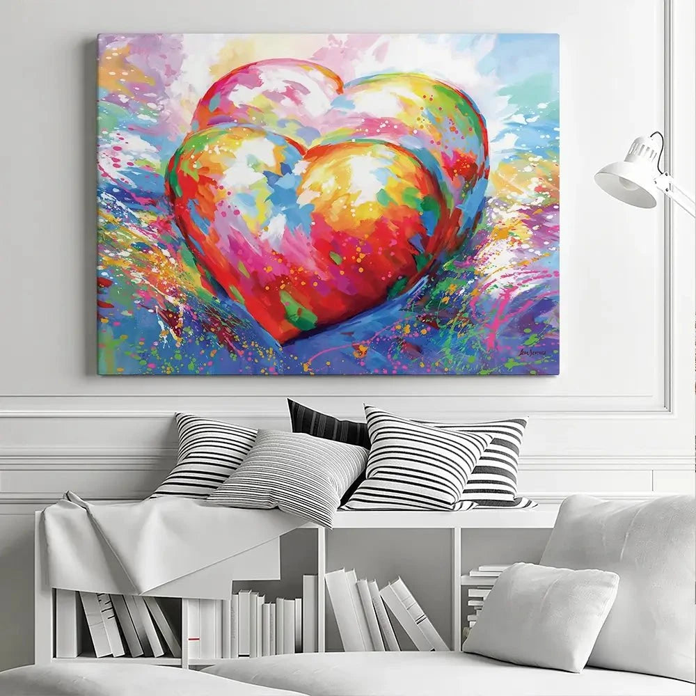 Forever In My Heart Canvas Print Forever In My Heart Canvas Print wall art product Leon Devenice