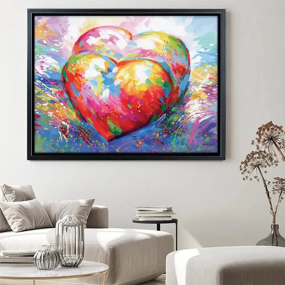 Forever In My Heart Canvas Print Forever In My Heart Canvas Print wall art product Leon Devenice