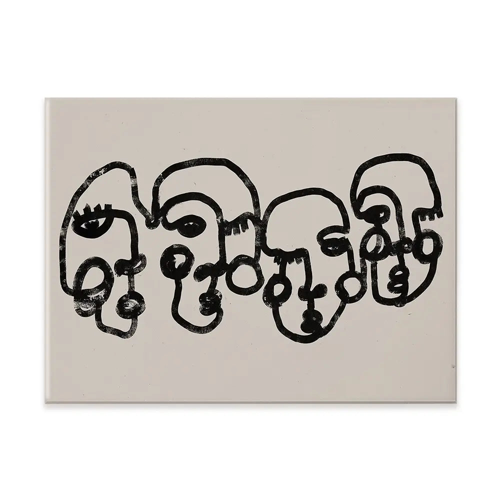 Four Faces Canvas Print Four Faces Canvas Print wall art product Treechild