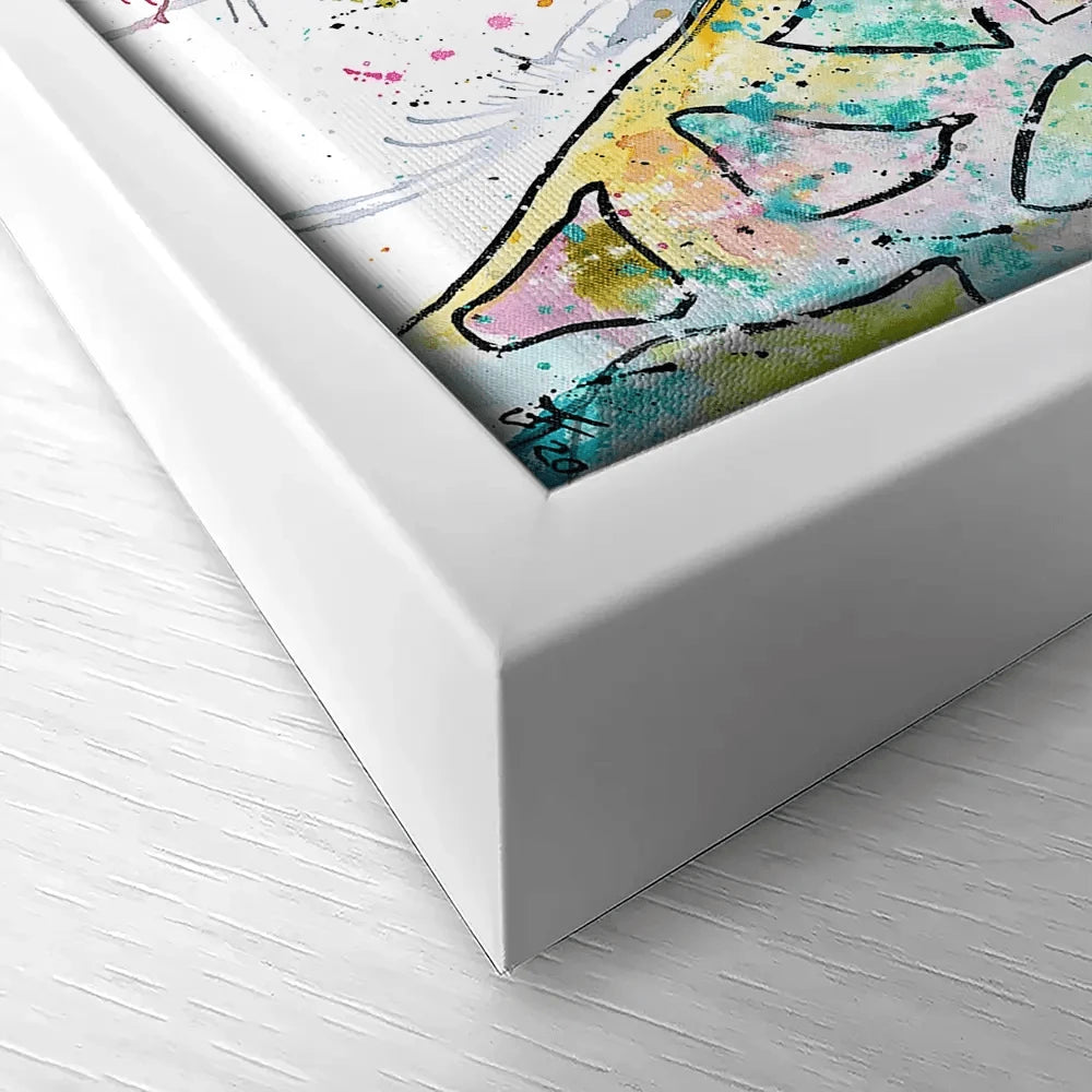 Four Giraffes Canvas Print Four Giraffes Canvas Print wall art product Jamie Taylor