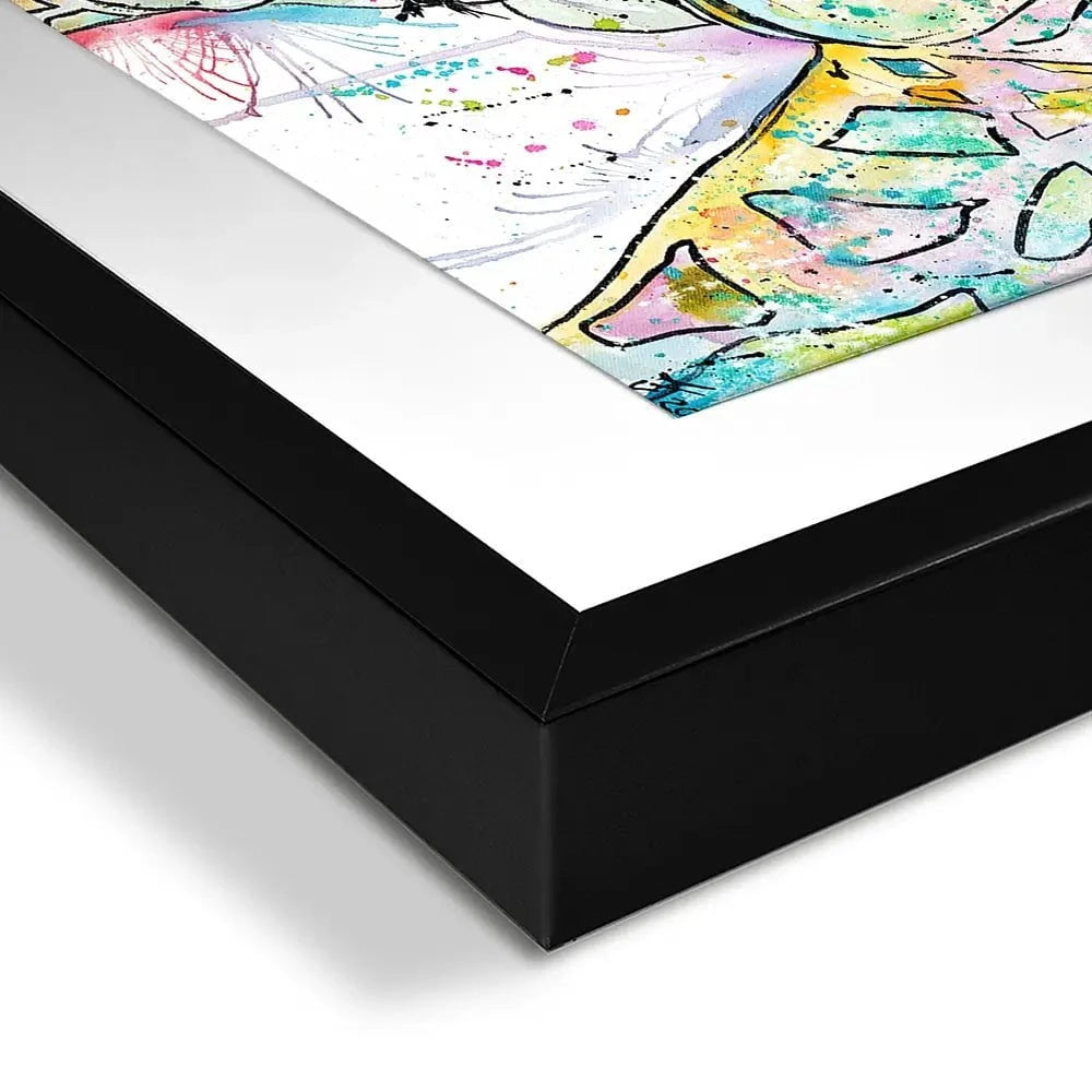 Four Giraffes Framed Art Print Four Giraffes Framed Art Print wall art product Jamie Taylor