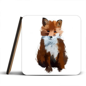 Fox Cub Coaster Set Fox Cub Coaster Set wall art product Aimee Linzi