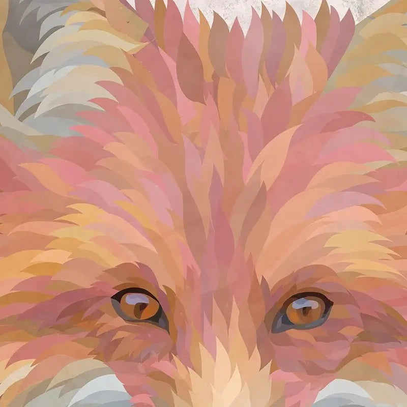 Fox Haze Canvas Print Fox Haze Canvas Print wall art product Sarah Manovski