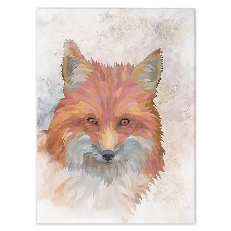 Fox Haze Canvas Print Fox Haze Canvas Print wall art product Sarah Manovski