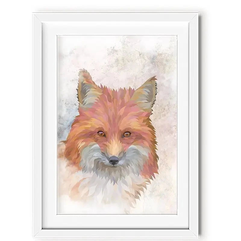 Fox Haze Framed Art Print Fox Haze Framed Art Print wall art product Sarah Manovski