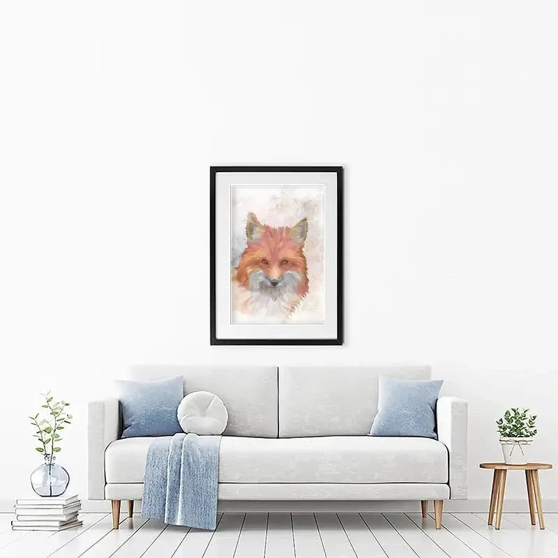 Fox Haze Framed Art Print Fox Haze Framed Art Print wall art product Sarah Manovski