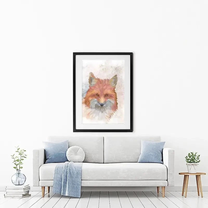 Fox Haze Framed Art Print Fox Haze Framed Art Print wall art product Sarah Manovski