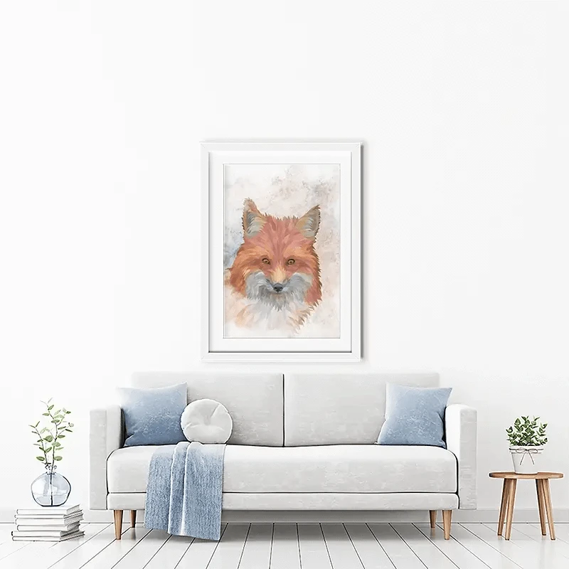 Fox Haze Framed Art Print Fox Haze Framed Art Print wall art product Sarah Manovski