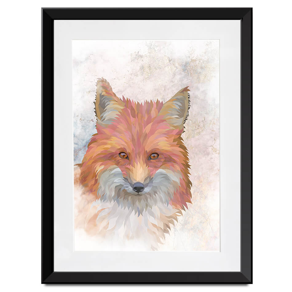 Fox Haze Framed Art Print Fox Haze Framed Art Print wall art product Sarah Manovski