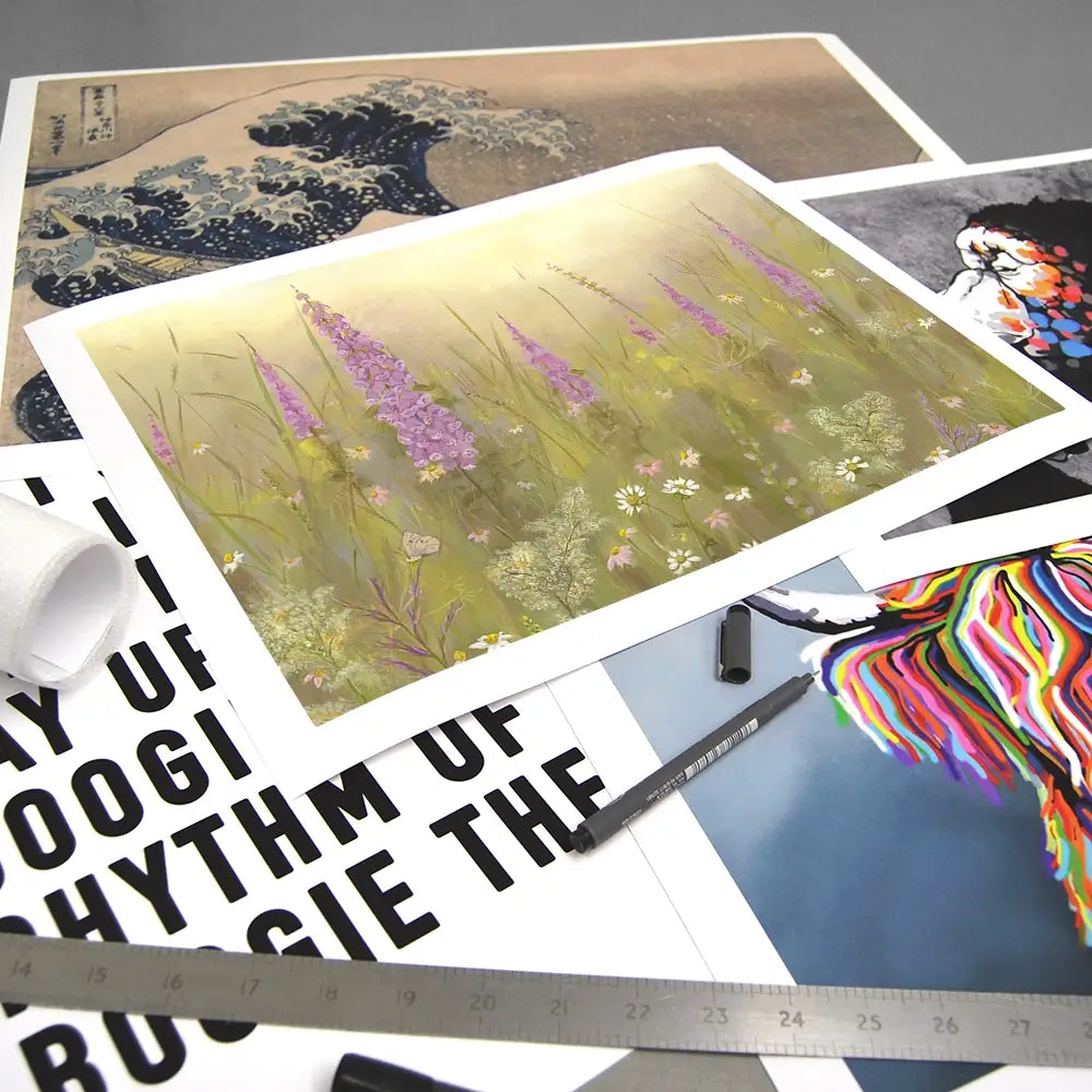 Foxglove Meadow Art Print Foxglove Meadow Art Print wall art product Karen Sutton