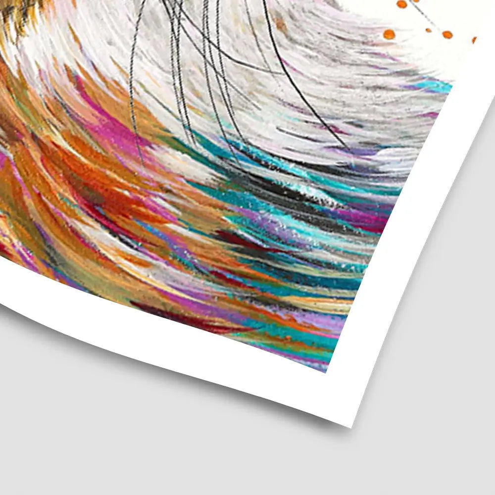 Foxy Art Print Foxy Art Print wall art product Emma LC Art