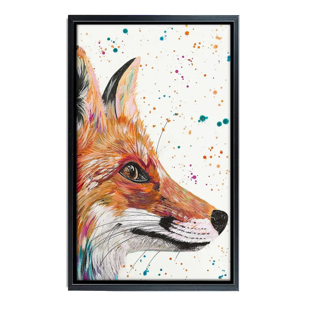 Foxy Canvas Print Foxy Canvas Print wall art product Emma LC Art