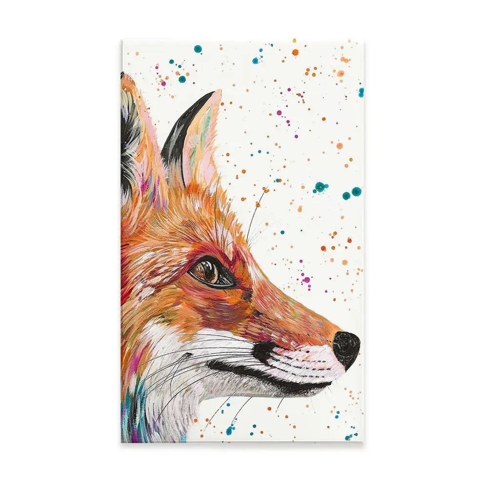 Foxy Canvas Print Foxy Canvas Print wall art product Emma LC Art