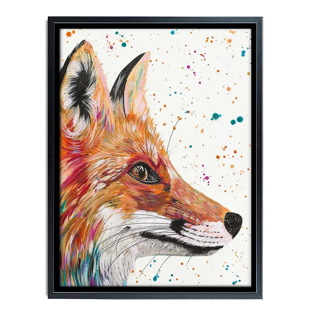 Foxy Canvas Print Foxy Canvas Print wall art product Emma LC Art