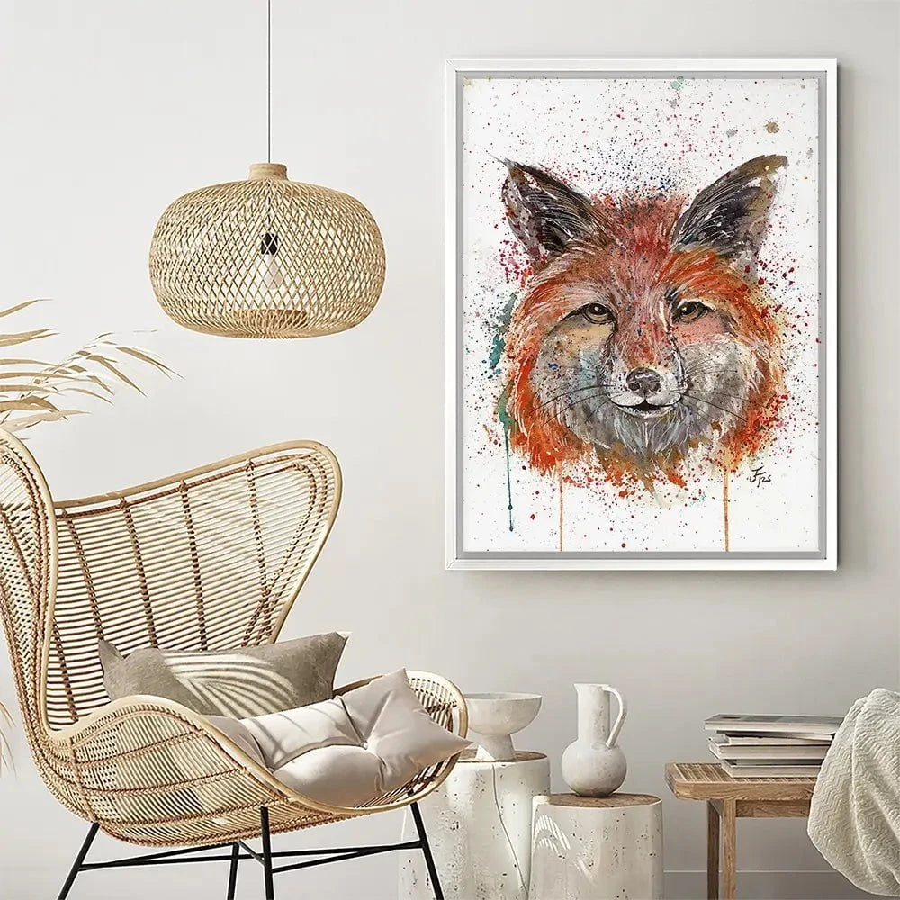 Foxy Canvas Print Foxy Canvas Print wall art product Jamie Taylor