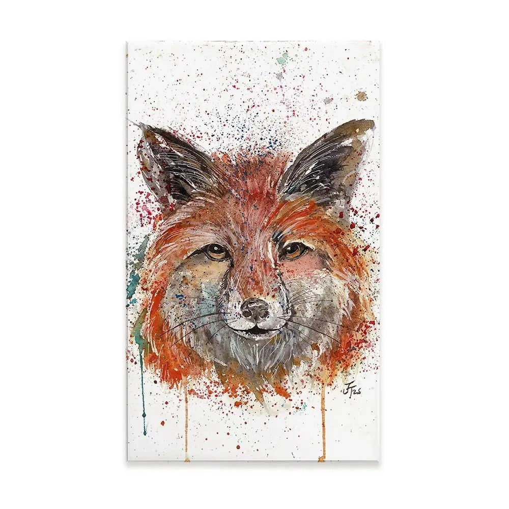 Foxy Canvas Print Foxy Canvas Print wall art product Jamie Taylor