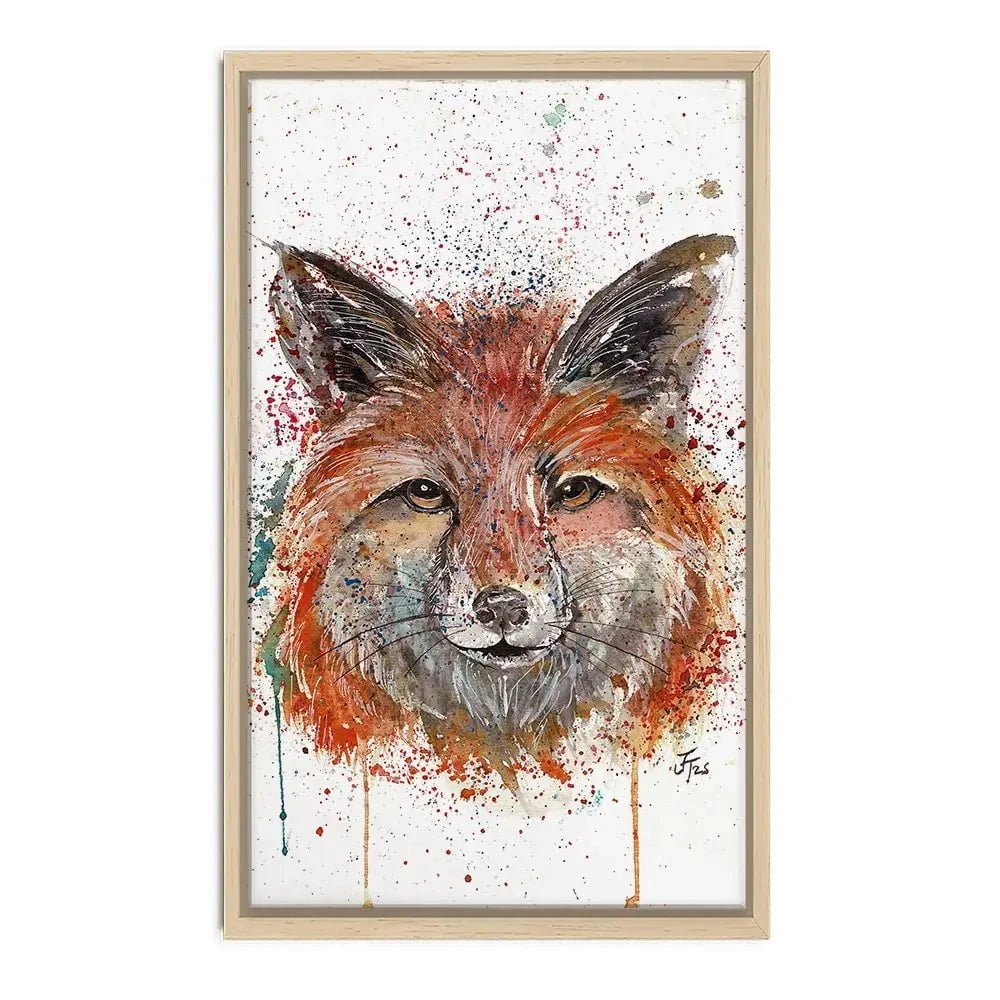 Foxy Canvas Print Foxy Canvas Print wall art product Jamie Taylor
