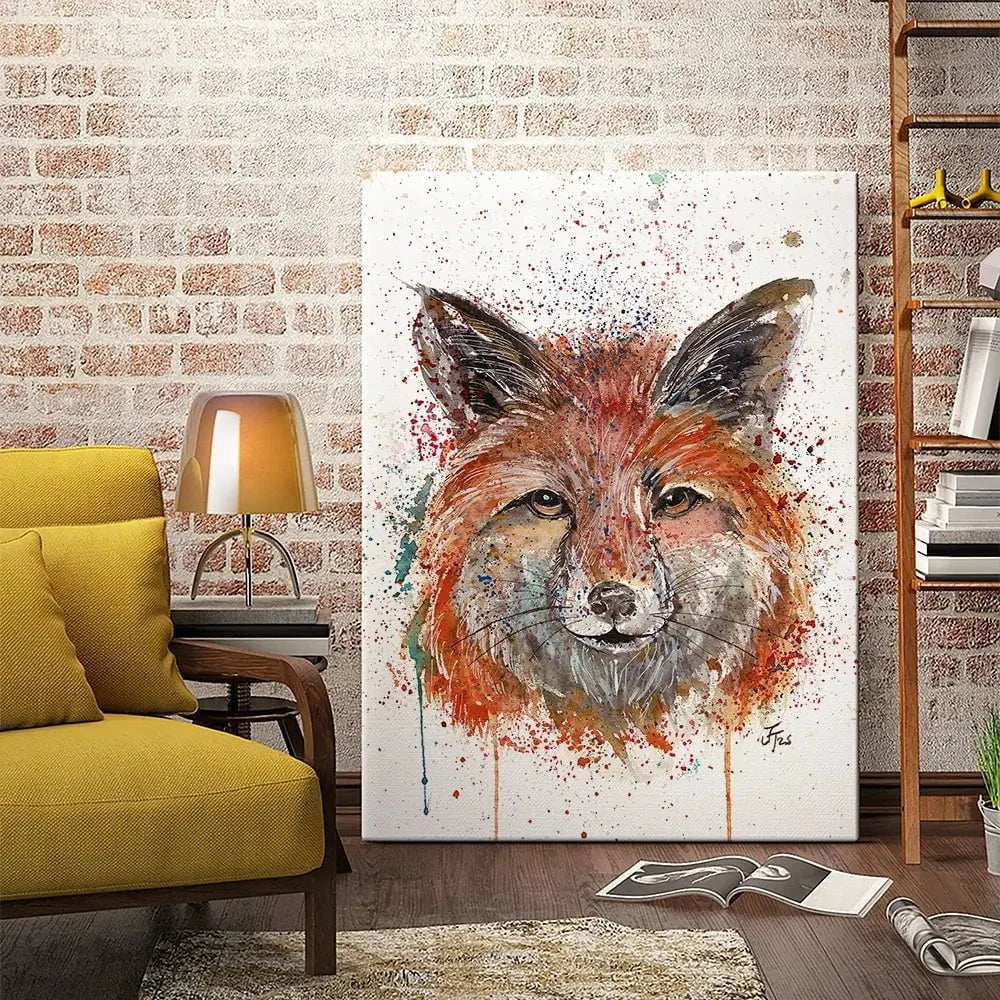 Foxy Canvas Print Foxy Canvas Print wall art product Jamie Taylor