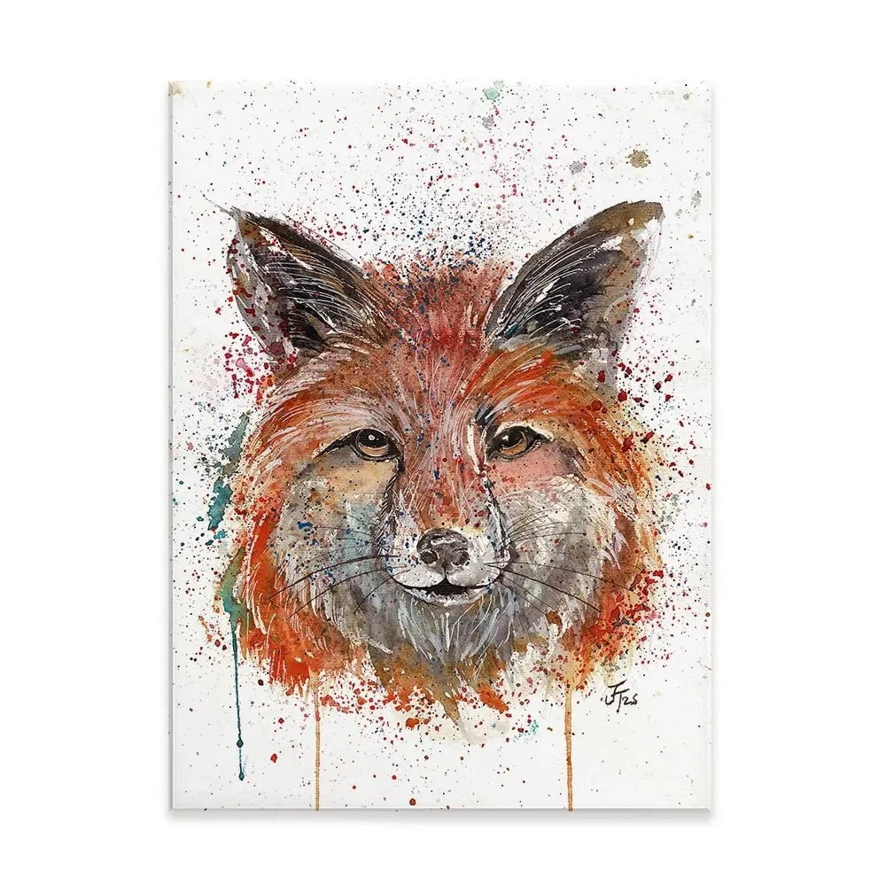 Foxy Canvas Print Foxy Canvas Print wall art product Jamie Taylor