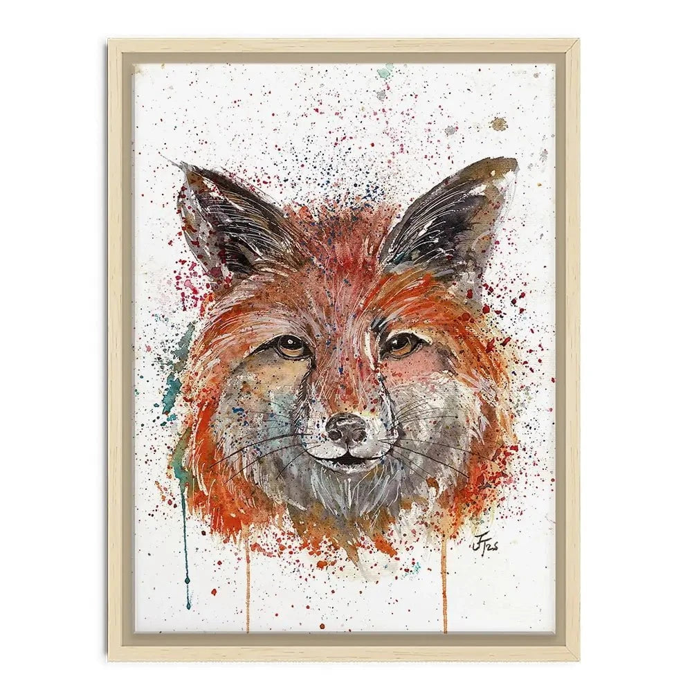 Foxy Canvas Print Foxy Canvas Print wall art product Jamie Taylor