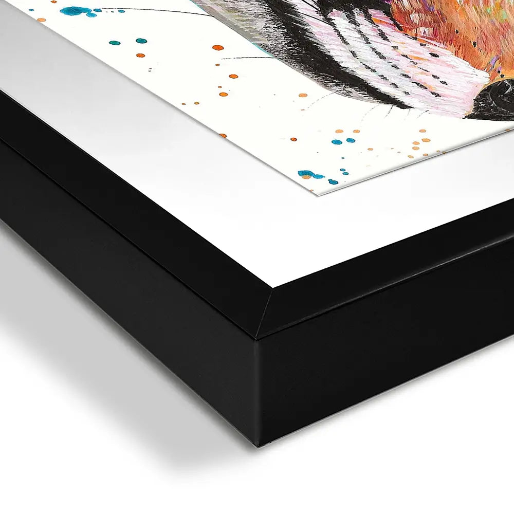 Foxy Framed Art Print Foxy Framed Art Print wall art product Emma LC Art