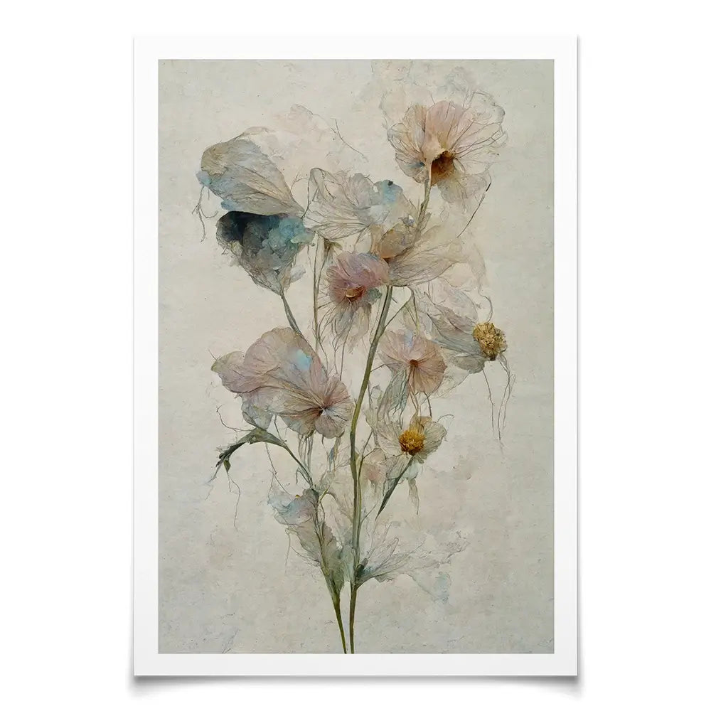 Fragile Flowers Art Print Fragile Flowers Art Print wall art product Treechild