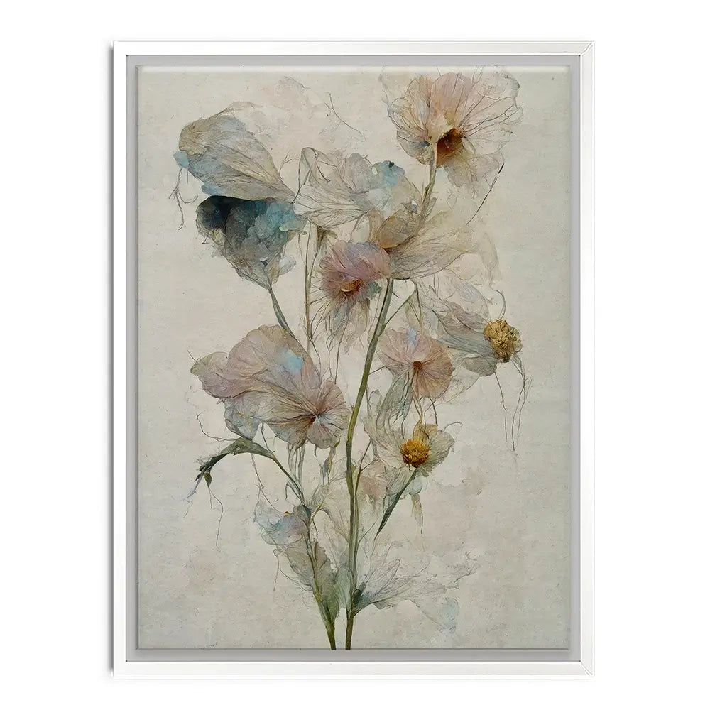 Fragile Flowers Canvas Print Fragile Flowers Canvas Print wall art product Treechild