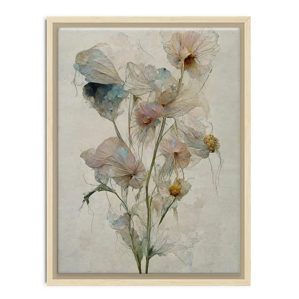 Fragile Flowers Canvas Print Fragile Flowers Canvas Print wall art product Treechild