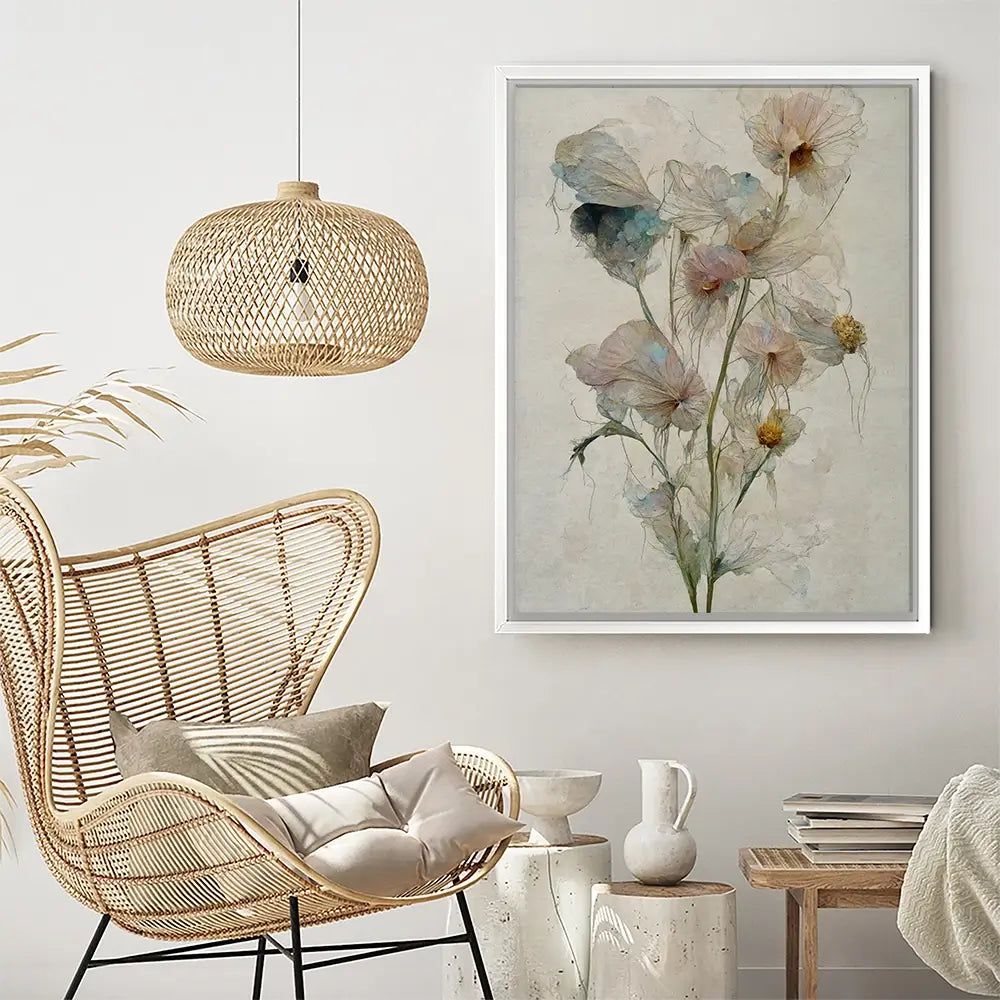 Fragile Flowers Canvas Print Fragile Flowers Canvas Print wall art product Treechild