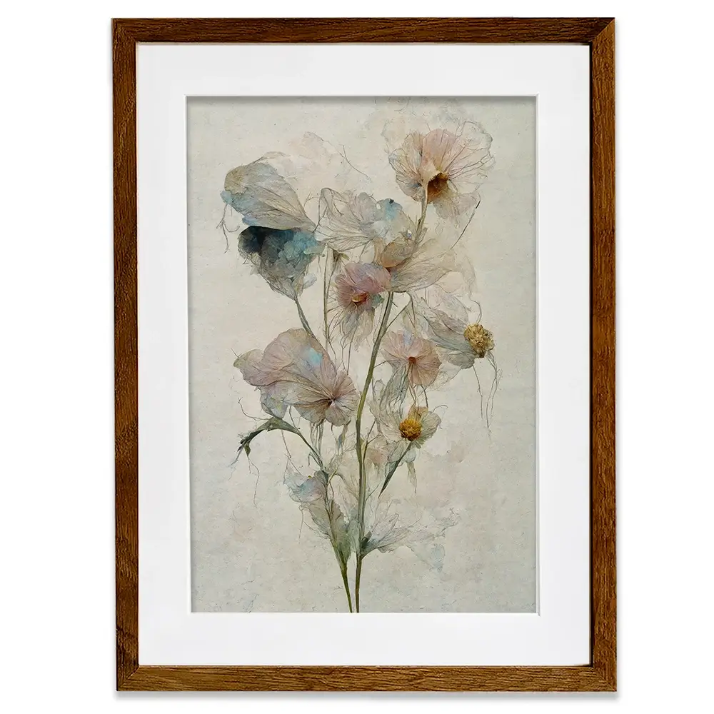Fragile Flowers Framed Art Print Fragile Flowers Framed Art Print wall art product Treechild