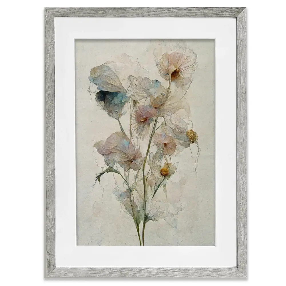 Fragile Flowers Framed Art Print Fragile Flowers Framed Art Print wall art product Treechild