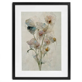 Fragile Flowers Framed Art Print Fragile Flowers Framed Art Print wall art product Treechild