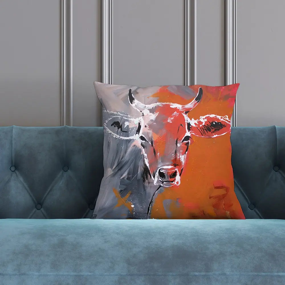 Free Cow Cushion Free Cow Cushion wall art product Studio Paint-Ing
