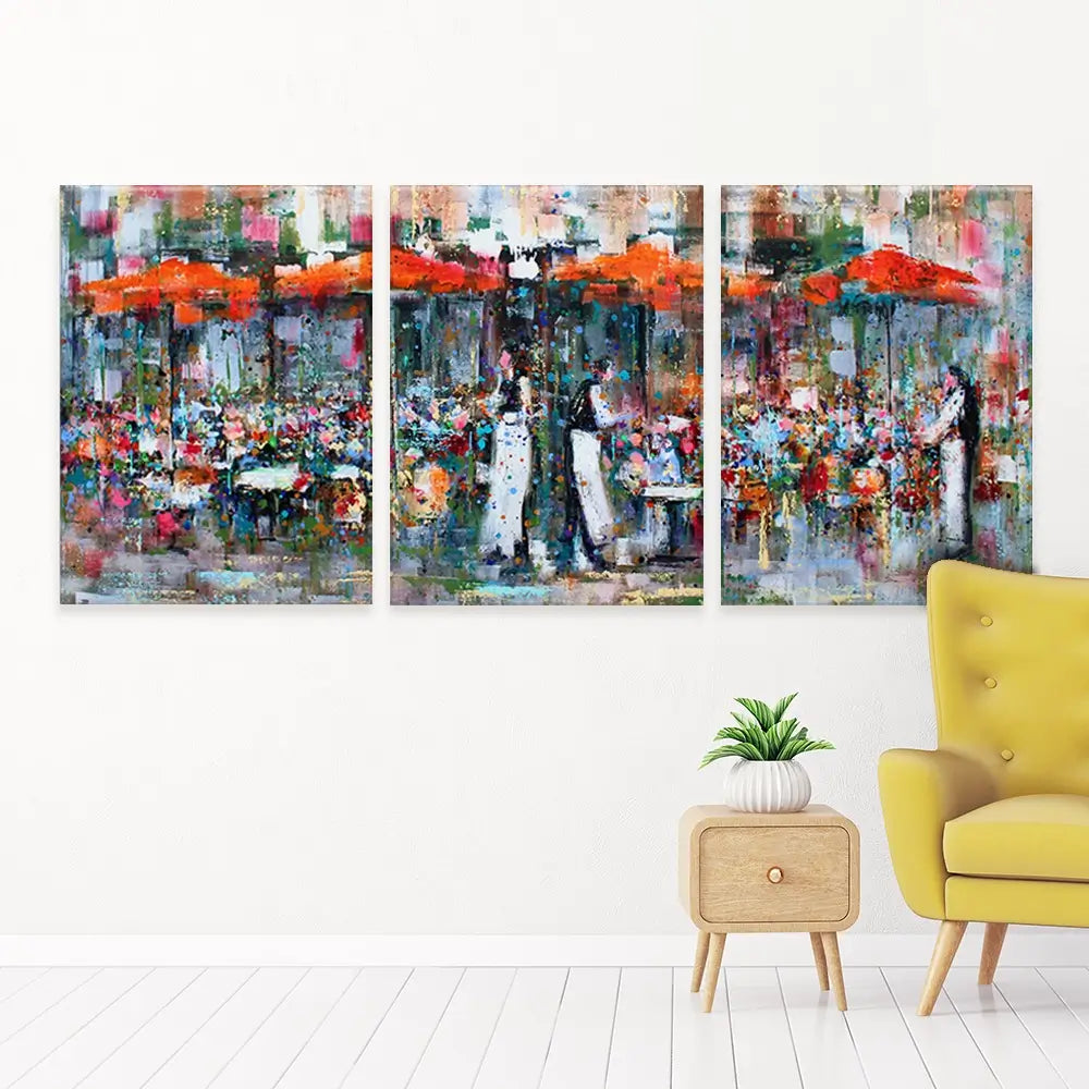 French Terras Trio Canvas Print French Terras Trio Canvas Print wall art product Studio Paint-Ing
