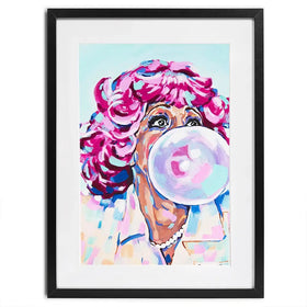 Frenchie Grease Framed Art Print Frenchie Grease Framed Art Print wall art product Juliet Stockton