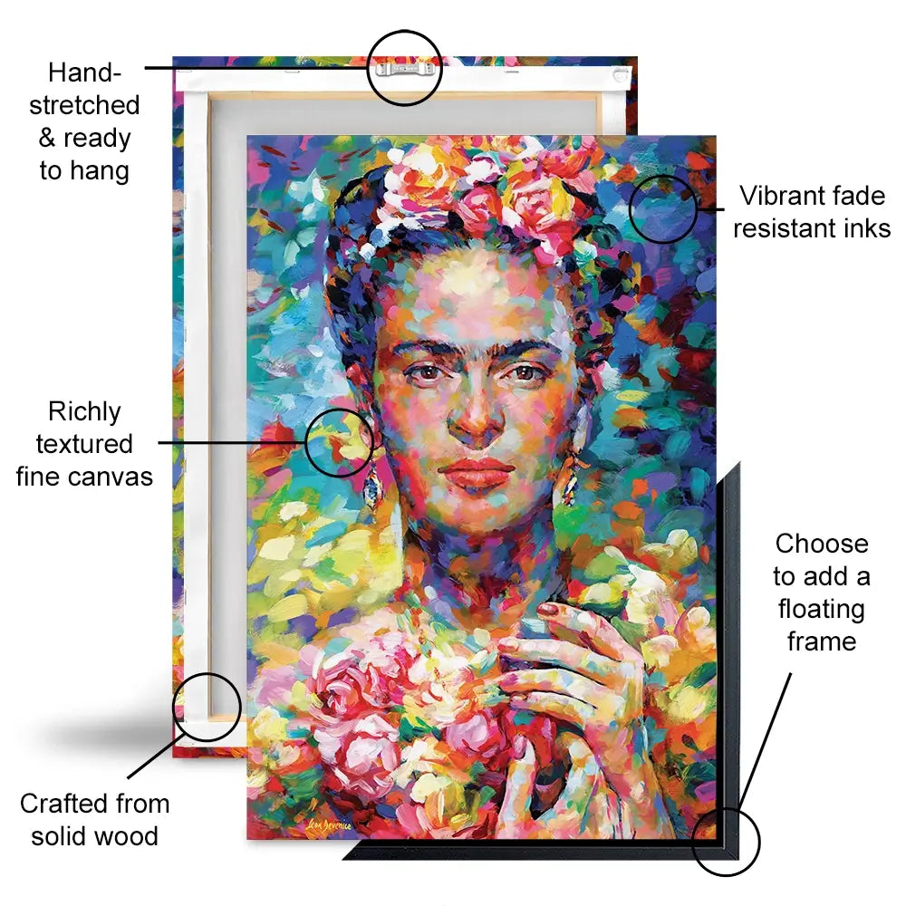 Frida Canvas Print Frida Canvas Print wall art product Leon Devenice