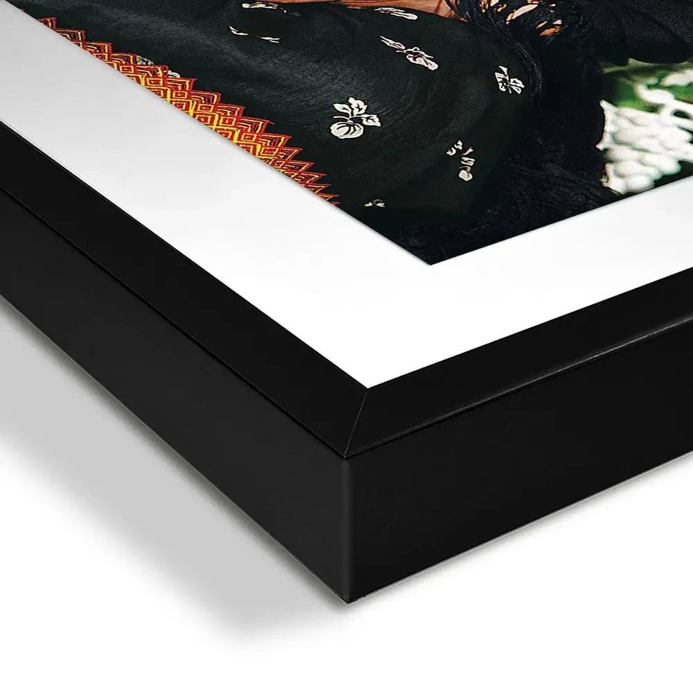 Frida Floral Framed Art Print Frida Floral Framed Art Print wall art product S Megalos